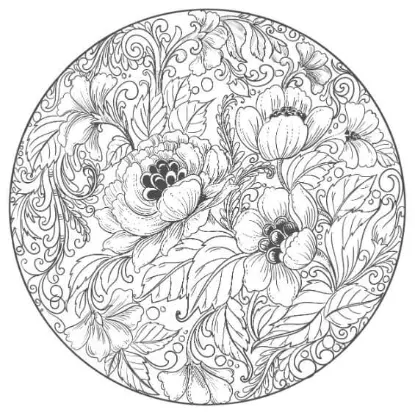 Free Adult Coloring Picture To Color In