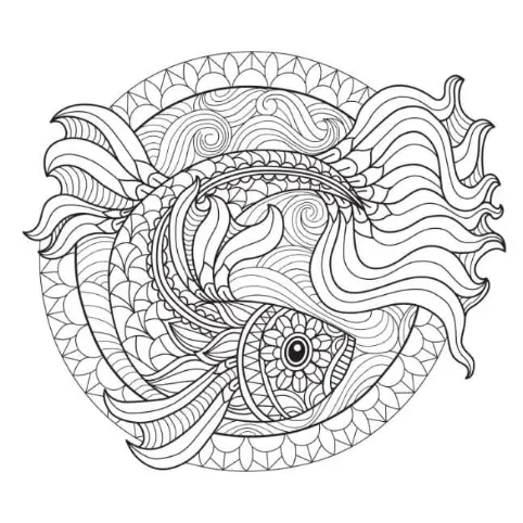 Free Adult Coloring Picture To Color In