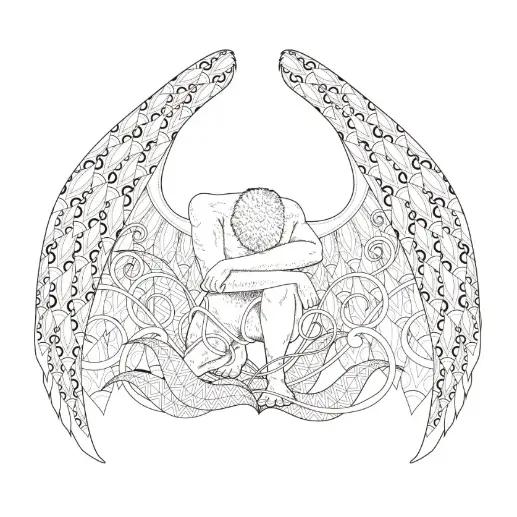 Free Angel Picture To Color In