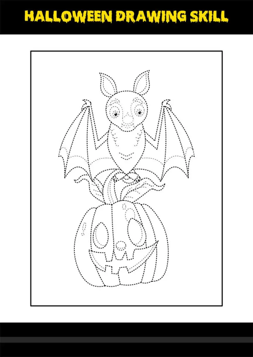 Free Bat Picture To Color In