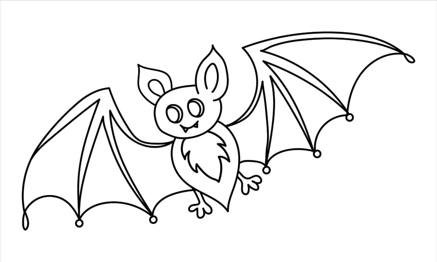 Free Bat Picture To Color In 26