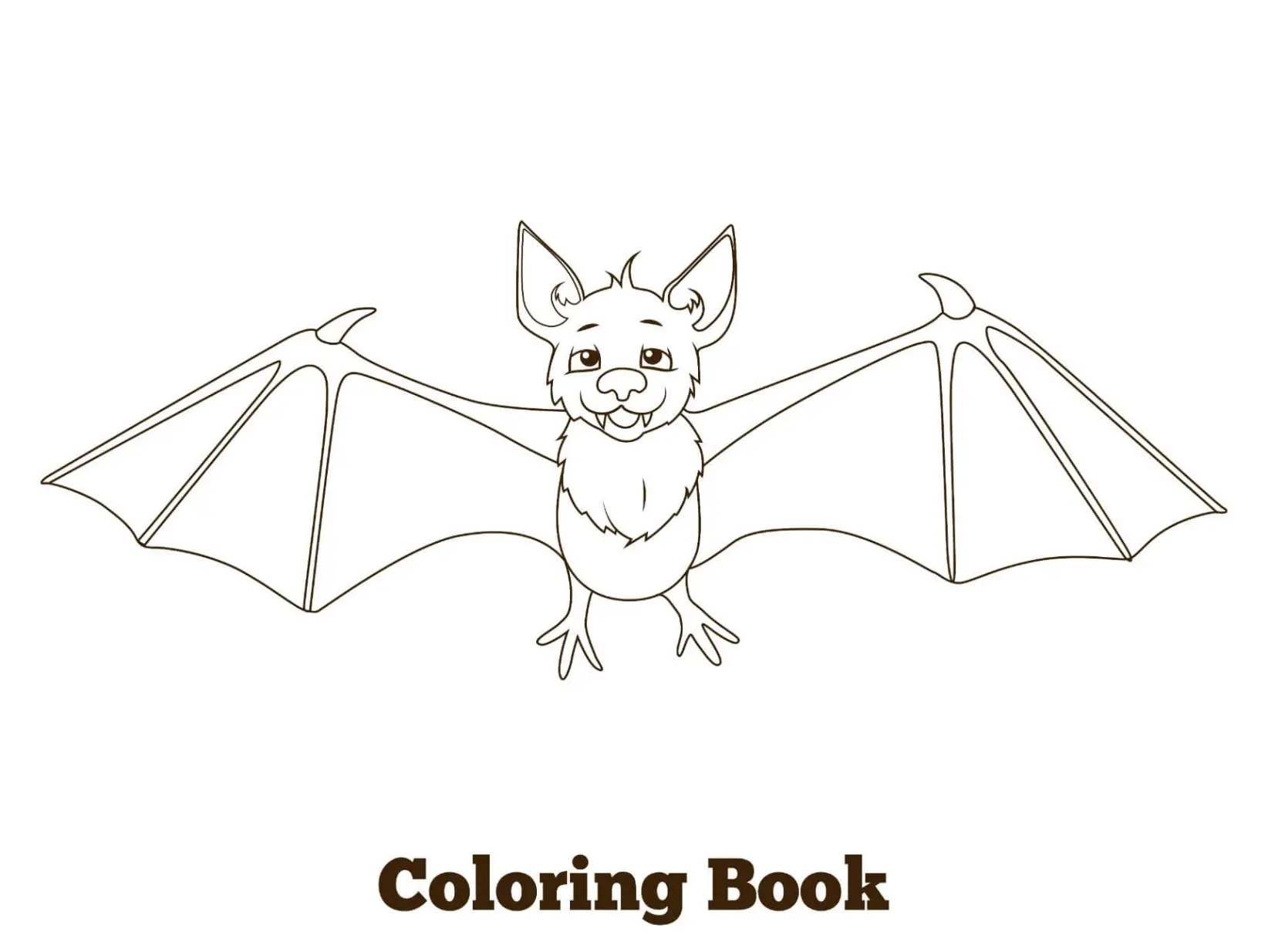 Free Bat Picture To Color In