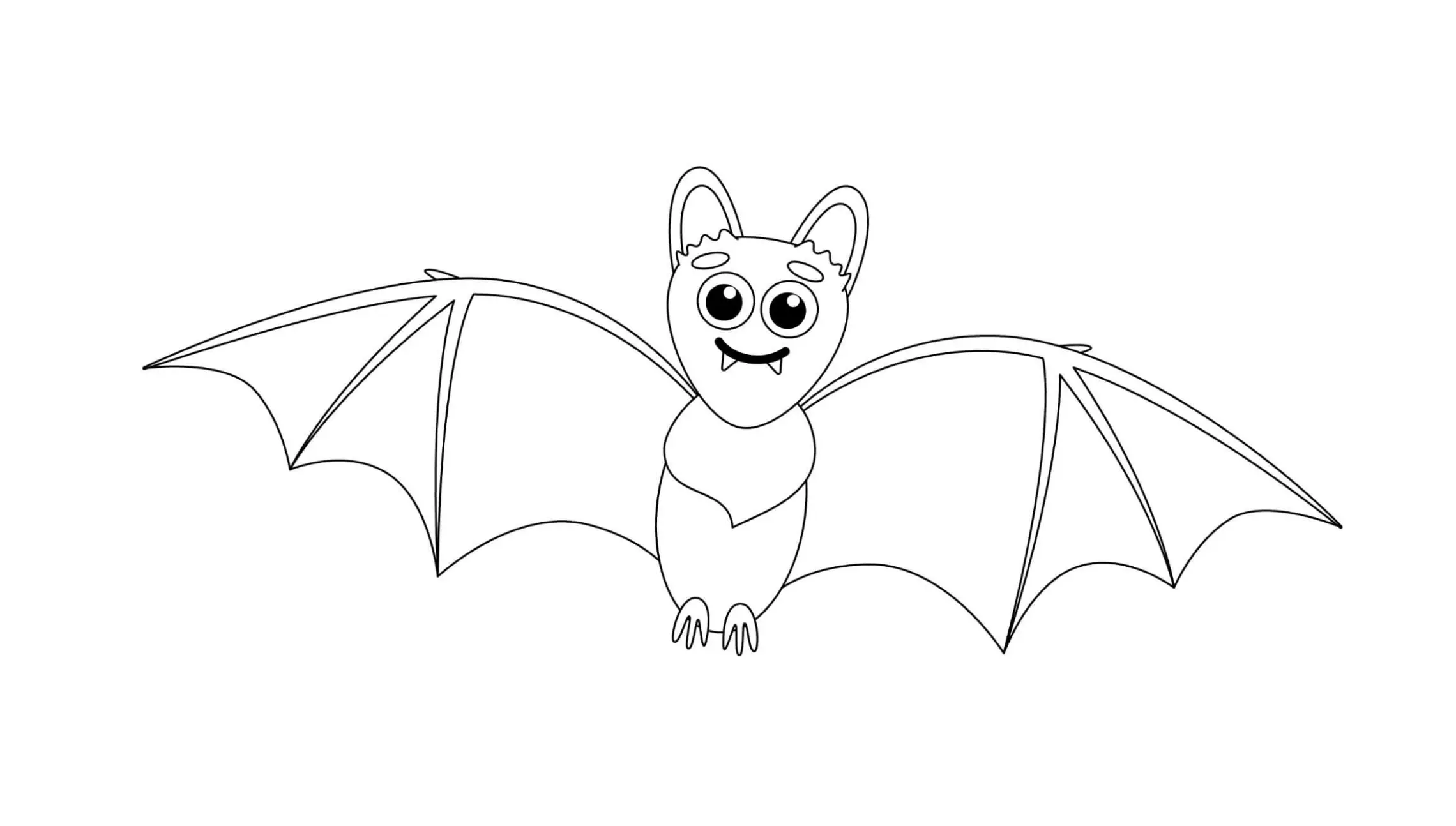 Free Bat Picture To Color In