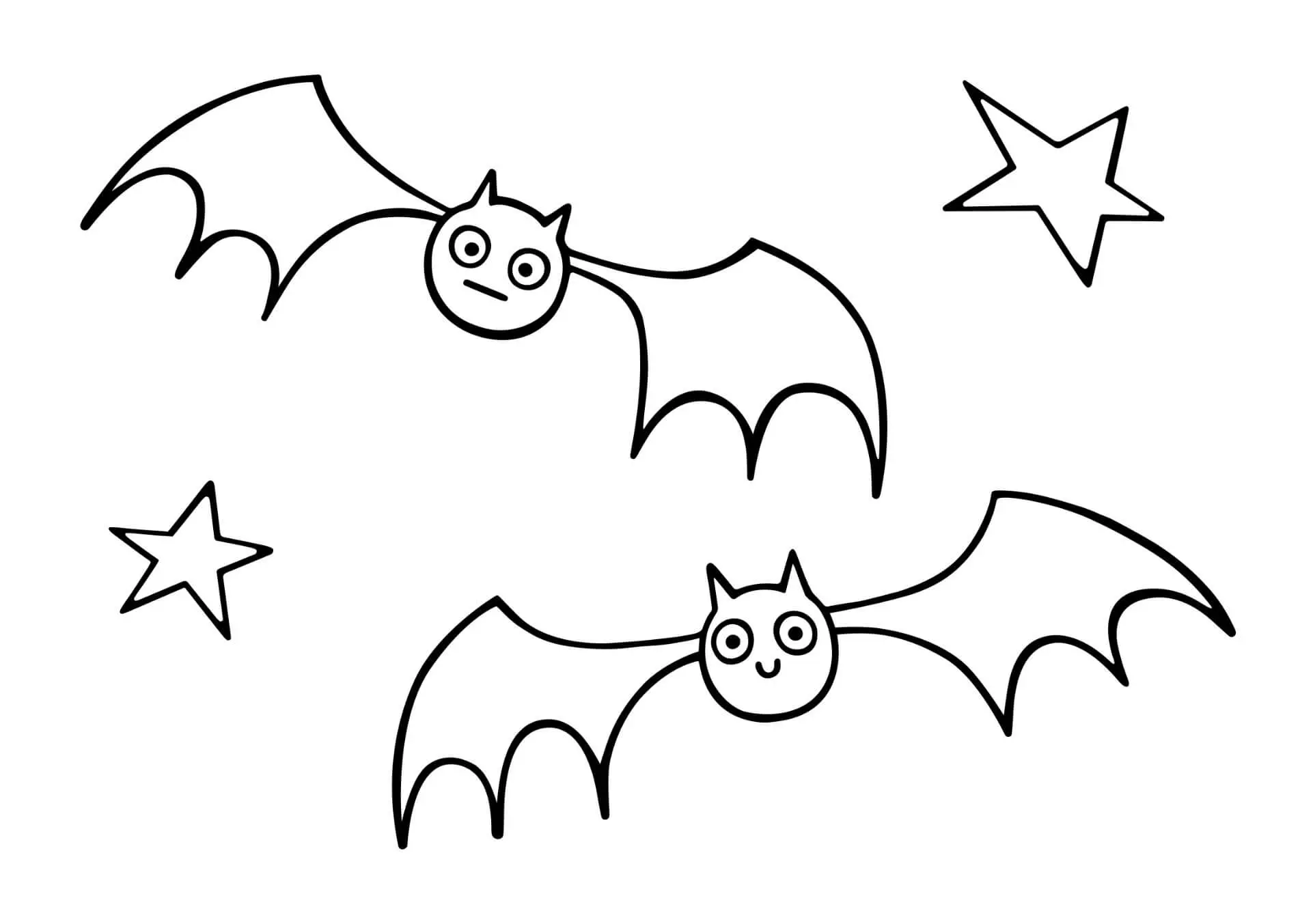 Free Bat Picture To Color In