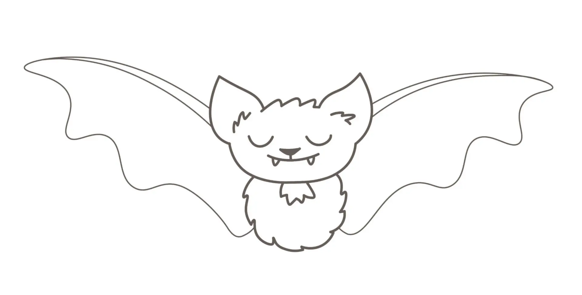 Free Bat Picture To Color In