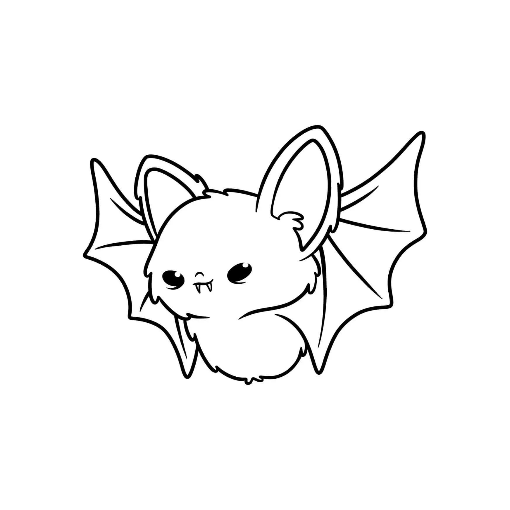 Free Bat Picture To Color In