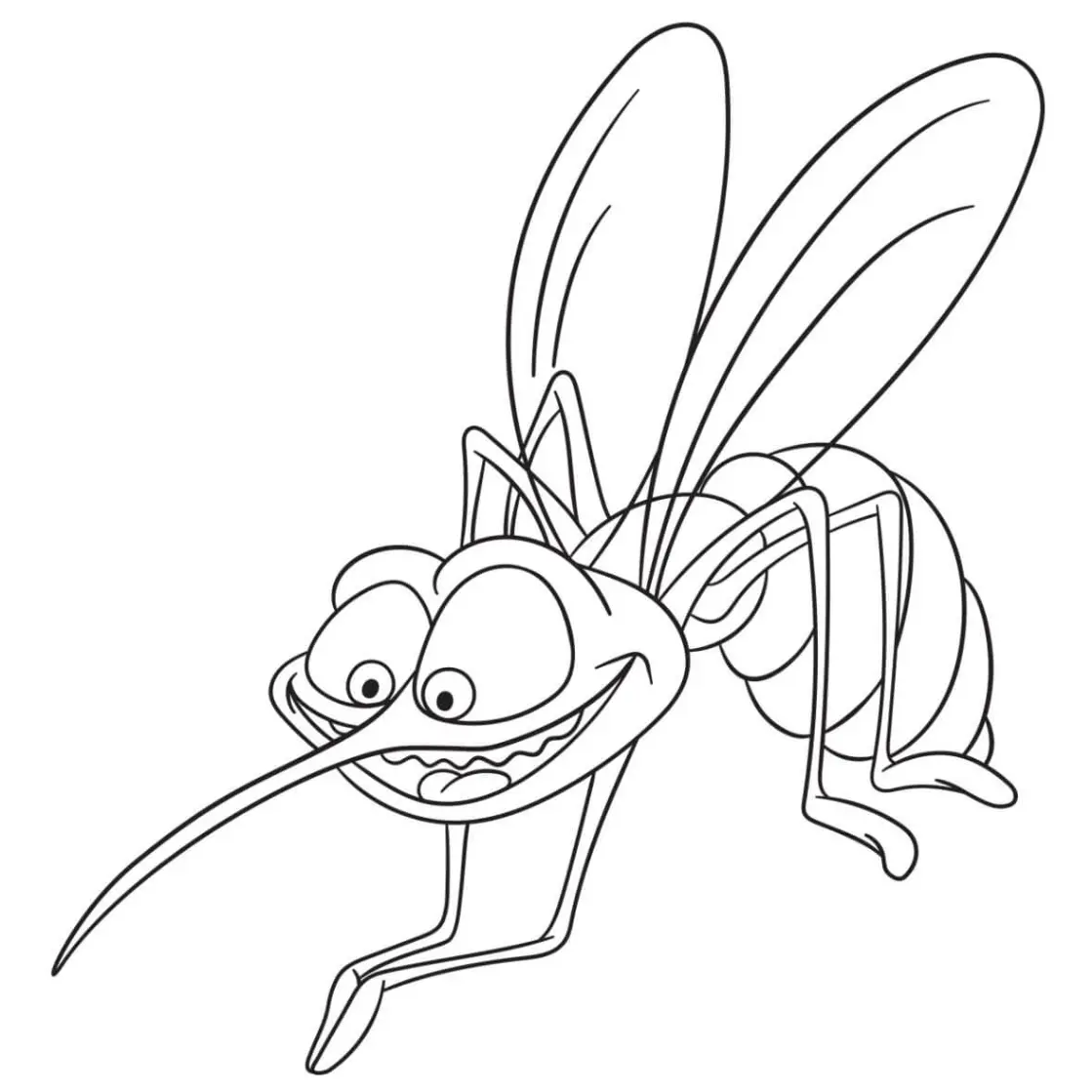 Free Bee Picture To Color In