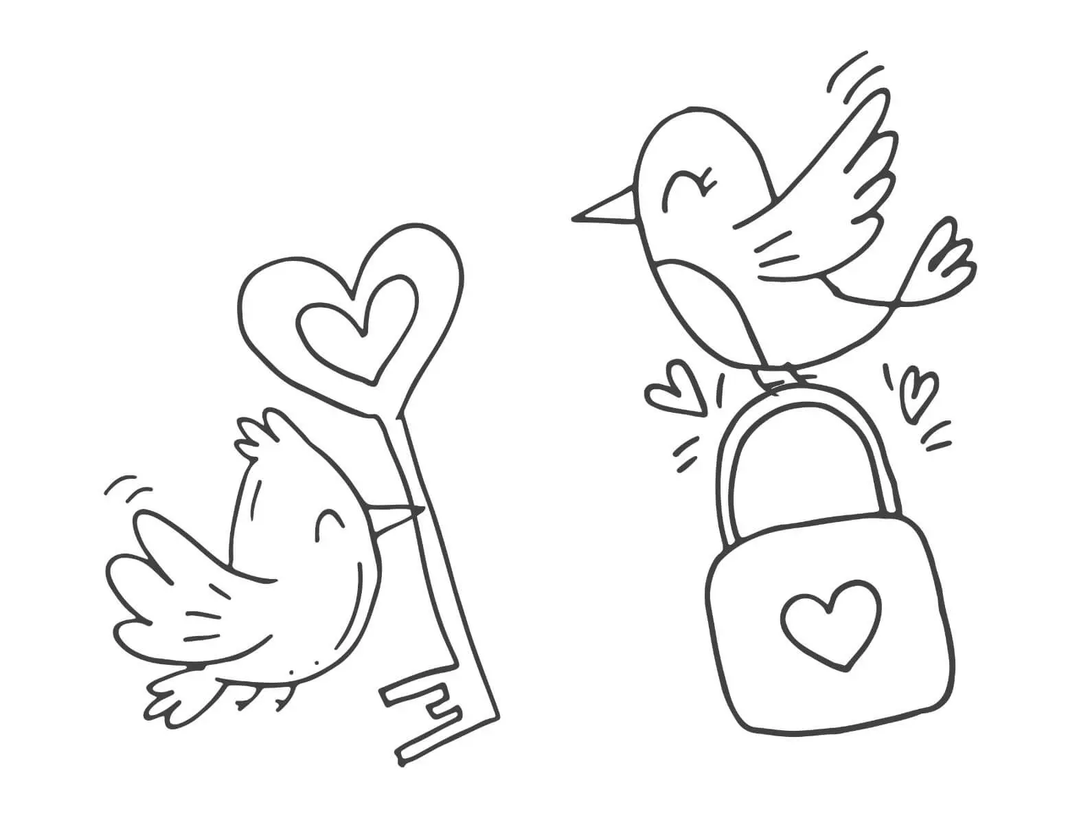 Free Bird Picture To Color In