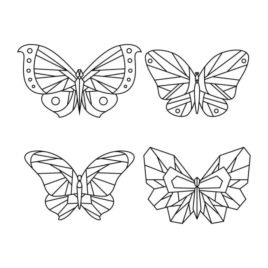 Free Butterfly Picture To Color In