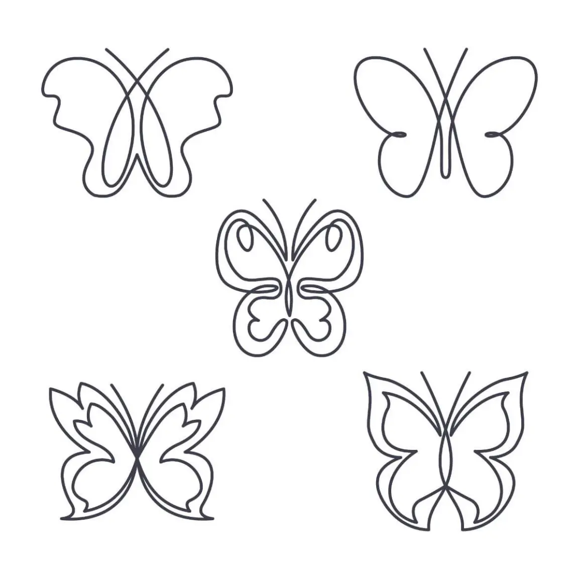 Free Butterfly Picture To Color In