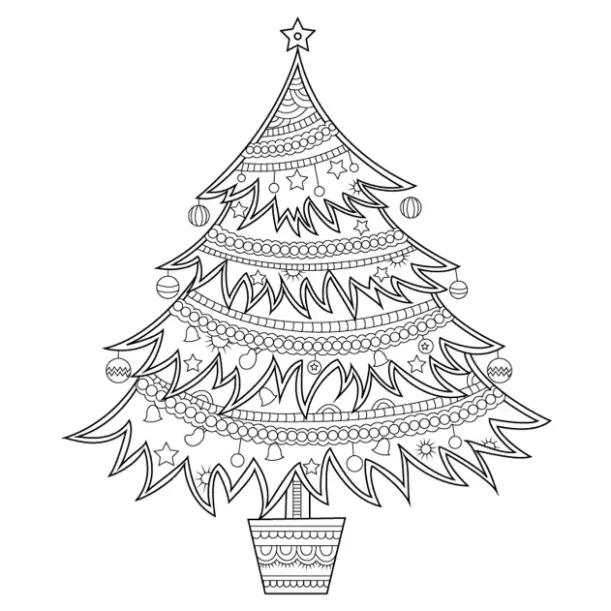 Free Christmas Picture To Color In