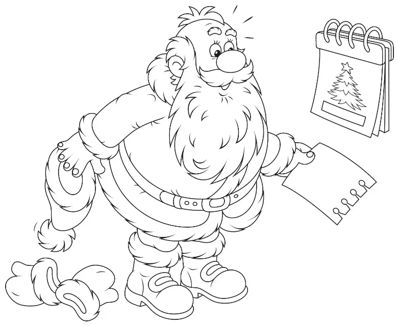 Free Christmas Picture To Color In 92