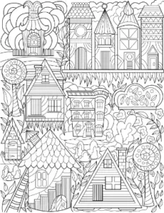 Free City Picture To Color In