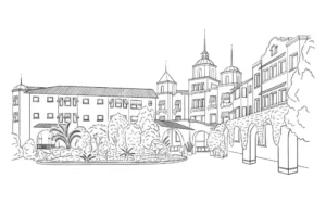 Free City Picture To Color In