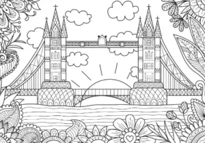 Free City Picture To Color In