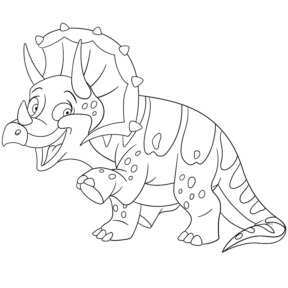 Free Dinosaur Picture To Color In