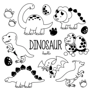 Free Dinosaur Picture To Color In