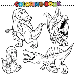 Free Dinosaur Picture To Color In