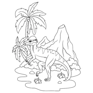 Free Dinosaur Picture To Color In