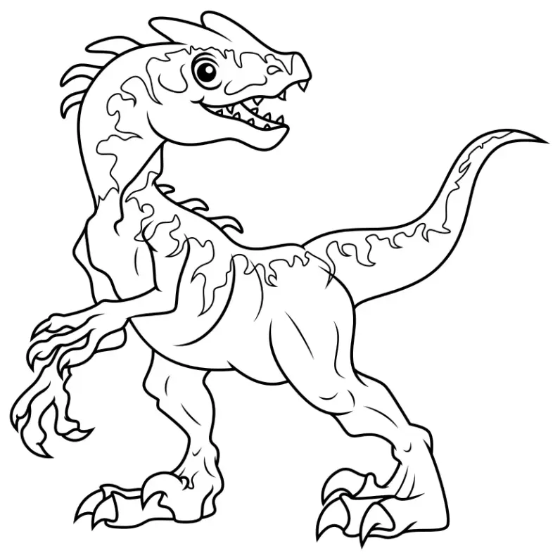 Free Dinosaur Picture To Color In