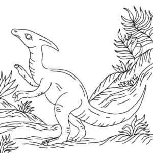 Free Dinosaur Picture To Color In