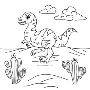 Free Dinosaur Picture To Color In