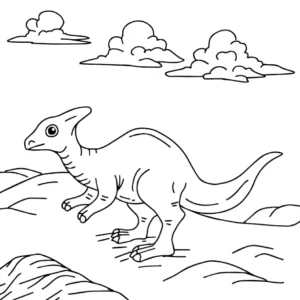 Free Dinosaur Picture To Color In