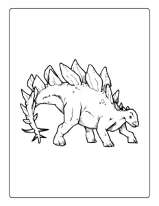 Free Dinosaur Picture To Color In