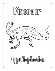 Free Dinosaur Picture To Color In