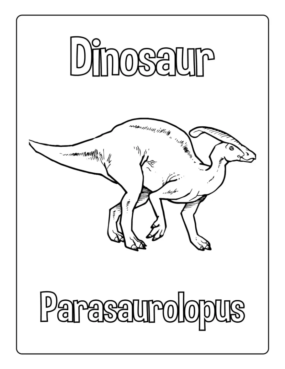 Free Dinosaur Picture To Color In