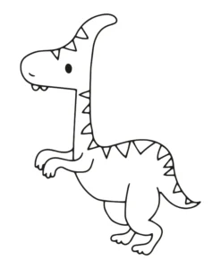 Free Dinosaur Picture To Color In