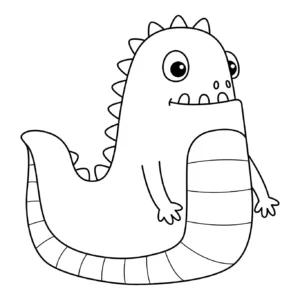 Free Dinosaur Picture To Color In