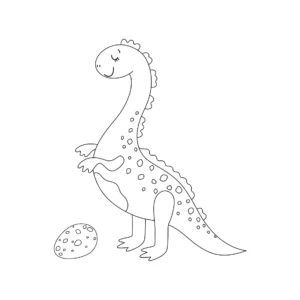 Free Dinosaur Picture To Color In