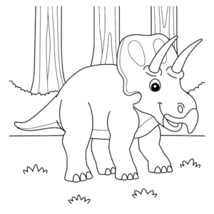 Free Dinosaur Picture To Color In