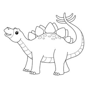 Free Dinosaur Picture To Color In