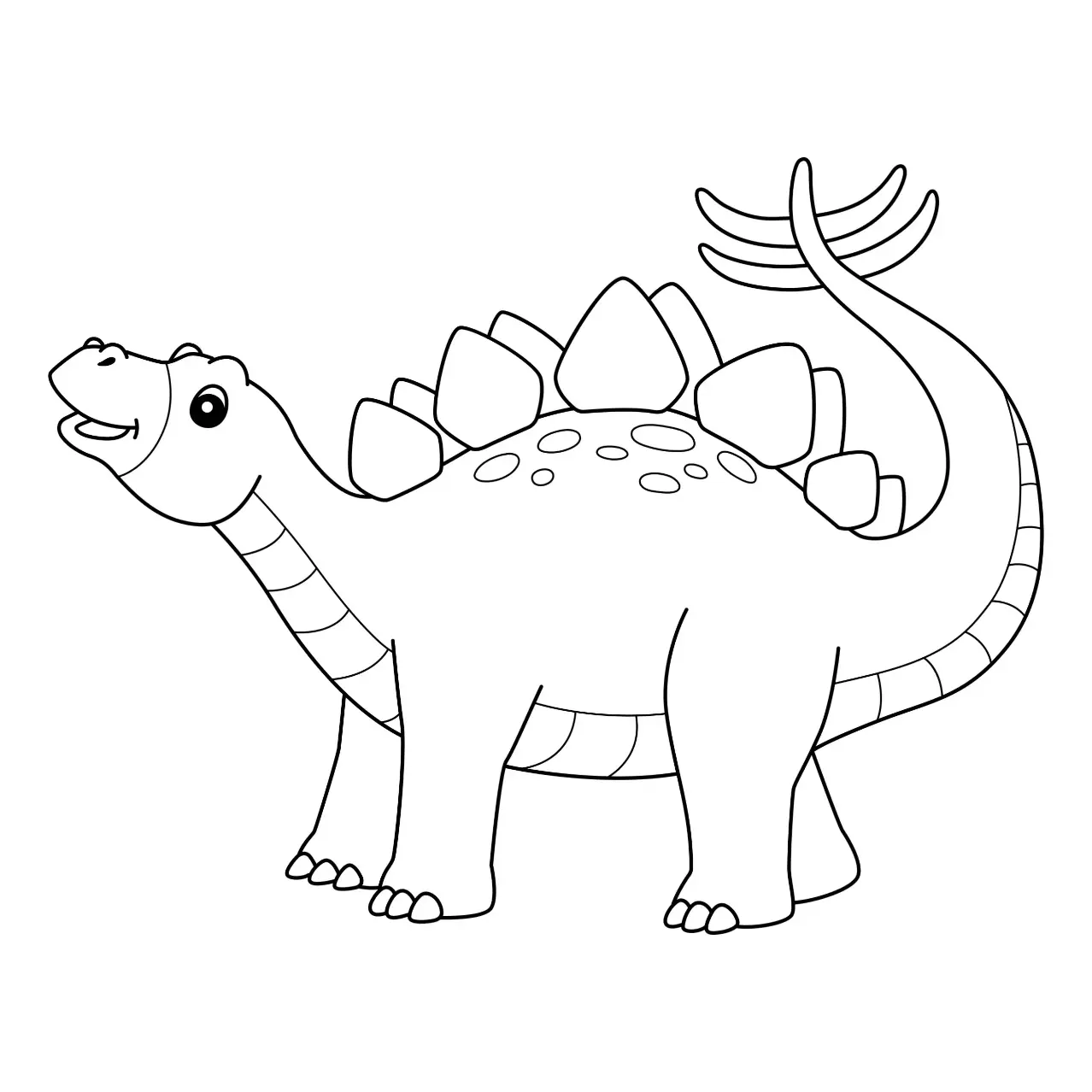 Free Dinosaur Picture To Color In