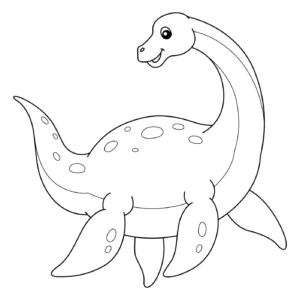 Free Dinosaur Picture To Color In