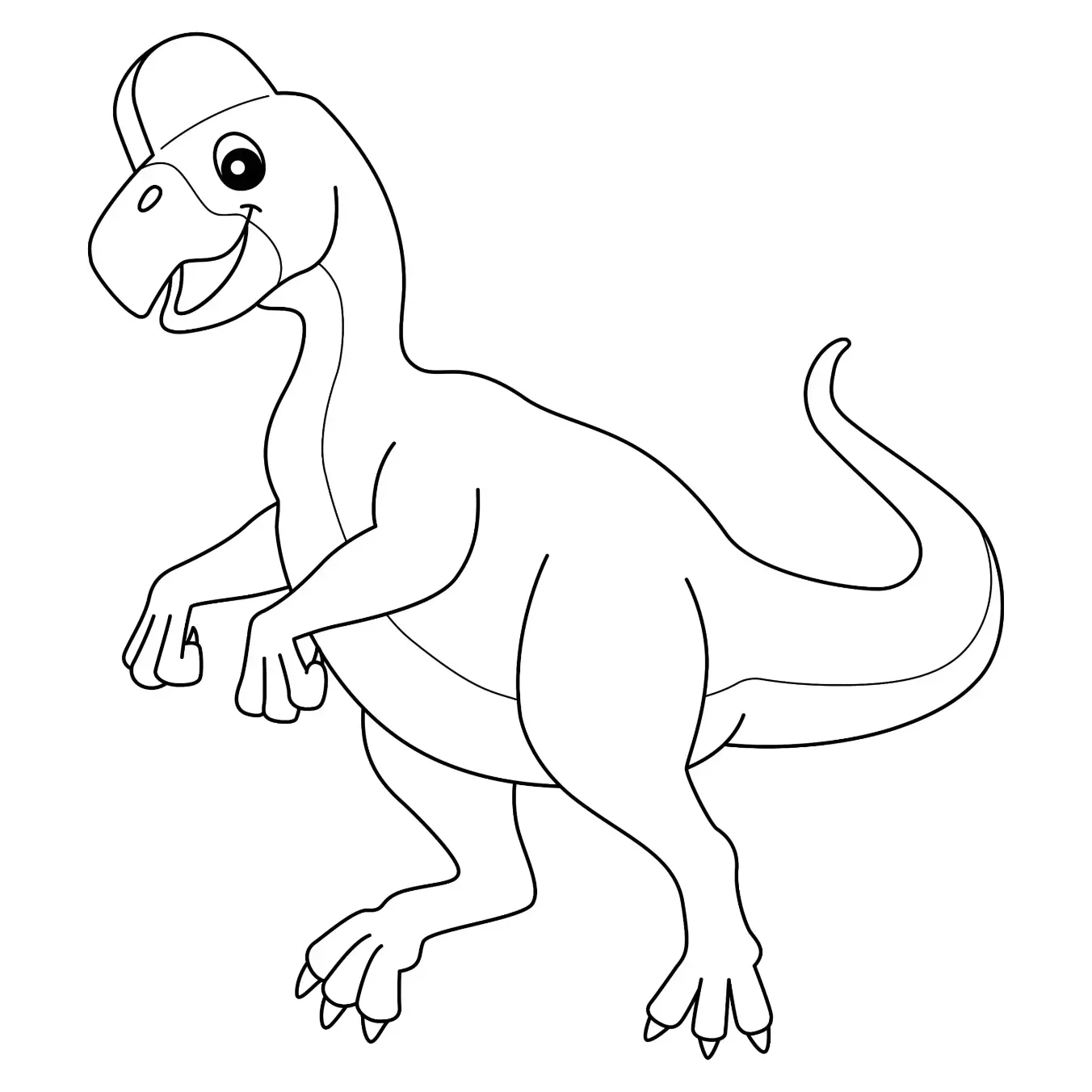 Free Dinosaur Picture To Color In