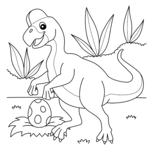 Free Dinosaur Picture To Color In