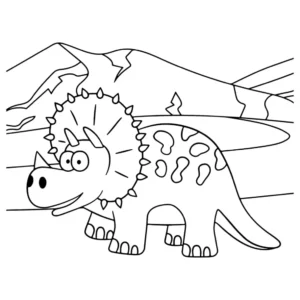 Free Dinosaur Picture To Color In