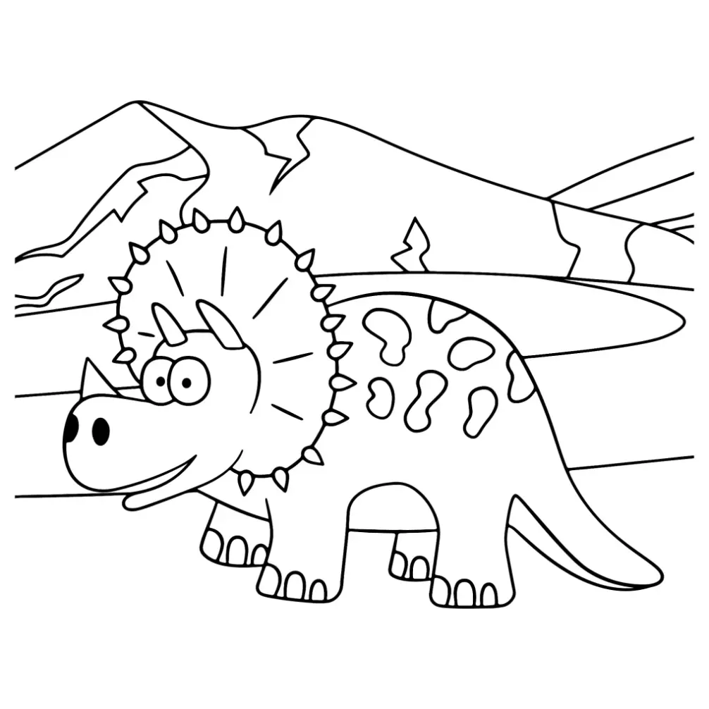 Free Dinosaur Picture To Color In 78