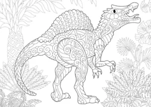 Free Dinosaur Picture To Color In