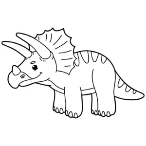 Free Dinosaur Picture To Color In