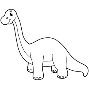 Free Dinosaur Picture To Color In