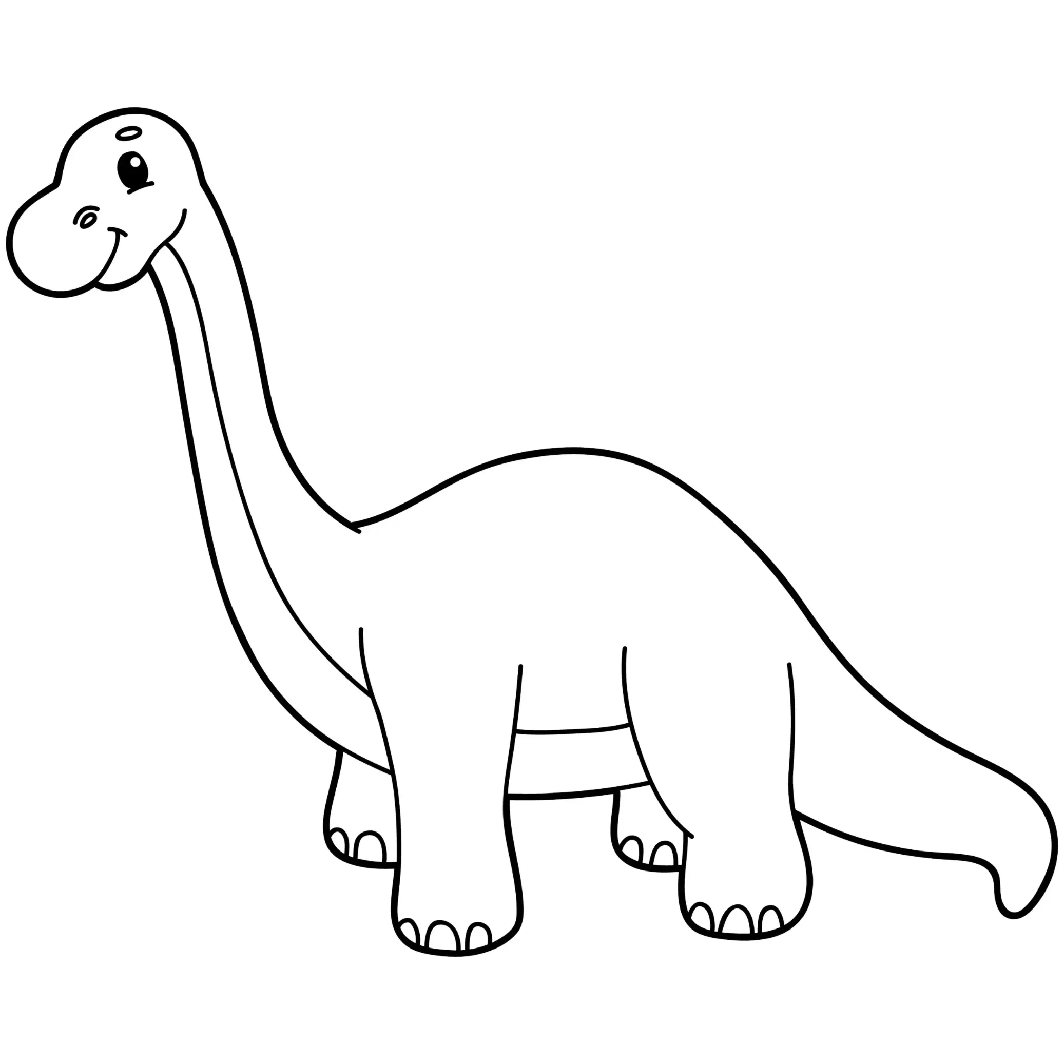 Free Dinosaur Picture To Color In