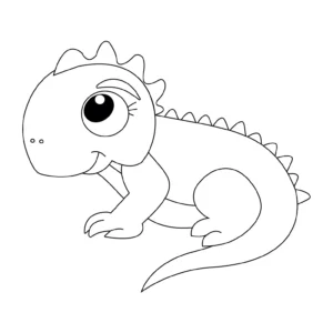 Free Dinosaur Picture To Color In