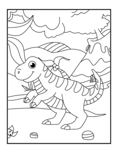 Free Dinosaur Picture To Color In