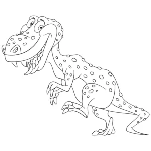 Free Dinosaur Picture To Color In