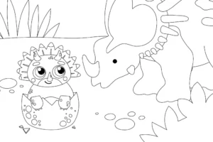 Free Dinosaur Picture To Color In