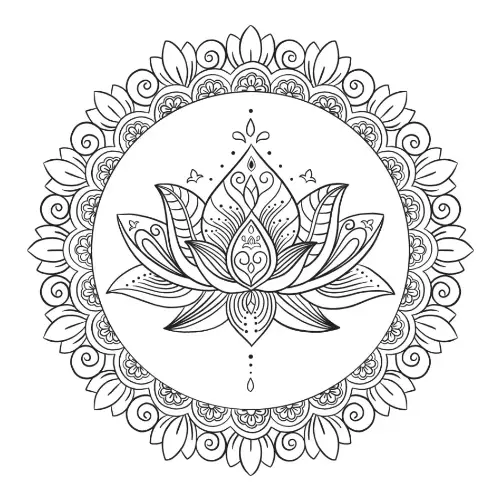 Free Diwali Picture To Color In